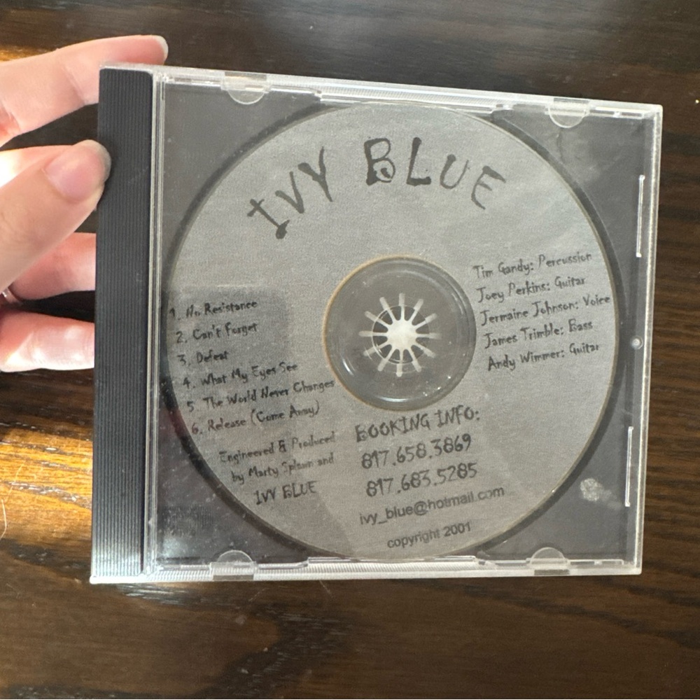 Ivy Blue (CD, 2001) Tested, Working